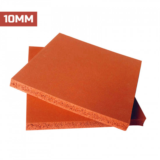 Silicone Red Rubber Mat 10MM