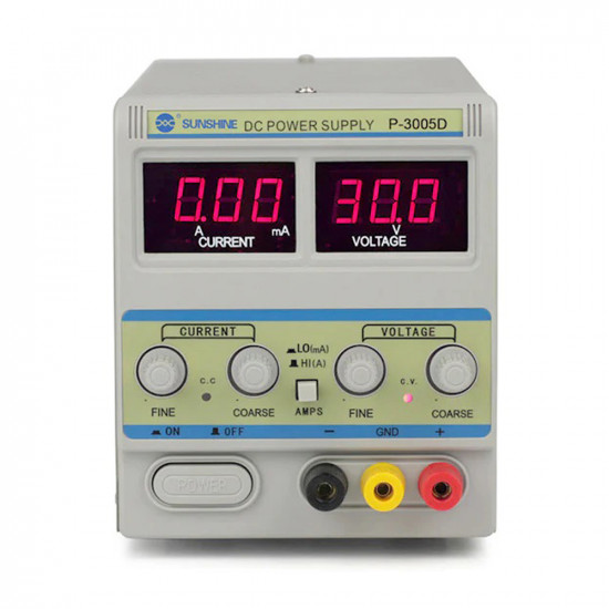 Sunshine P-3005D 5A 30V DC Power Supply With 3-Digital Display