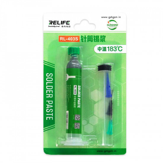 Relife Rl-403s Medium Temperature Syringe PPD Paste 183°C