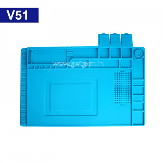 Heat Insulation Silicone Repair Mat Dimensions 455mm/300mm