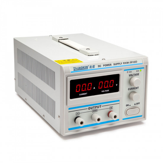 Zhaoxin RXN-3010D High-Power Adjustable DC Power Supply with 30V-10A