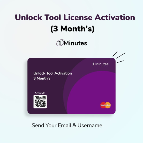 Unlock Tool 3 Months License Activation