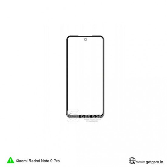 Front Glass for Xiaomi Redmi Note 9 Pro With OCA